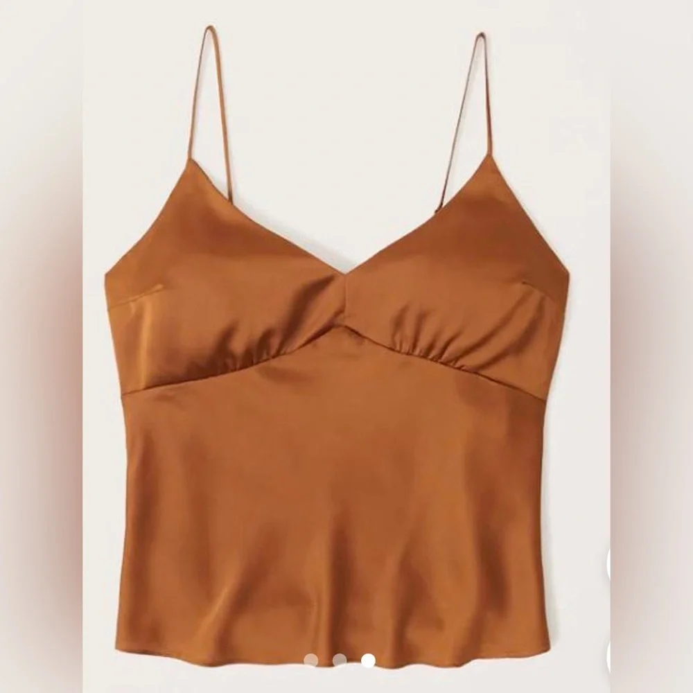 Abercrombie & Fitch satin cami, medium - Picture 1 of 7